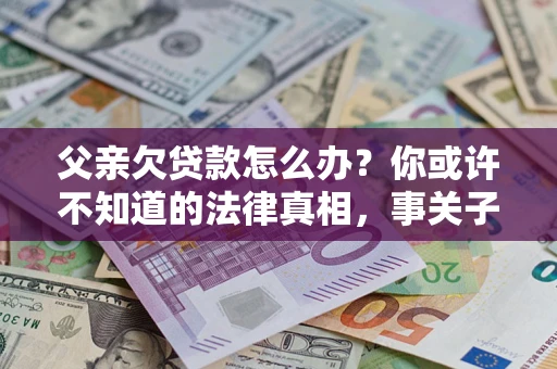 济南父亲欠贷款怎么办？你或许不知道的法律真相，事关子女未来