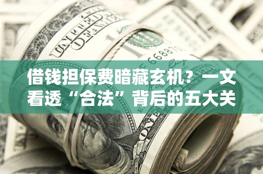 济南借钱担保费暗藏玄机？一文看透“合法”背后的五大关键陷阱