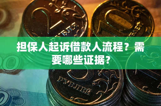 济南担保人起诉借款人流程?需要哪些证据? 济南担保人起诉借款人流程?需要哪些证据?