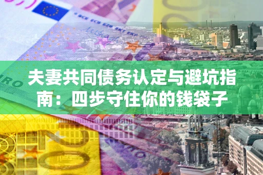 济南夫妻共同债务认定与避坑指南：四步守住你的钱袋子