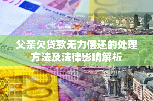 济南父亲欠贷款无力偿还的处理方法及法律影响解析