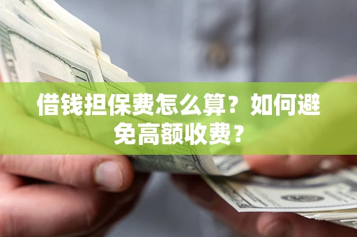 济南借钱担保费怎么算？如何避免高额收费？