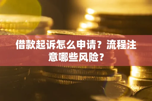 济南借款起诉怎么申请？流程注意哪些风险？